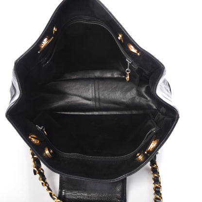 Chanel Lambskin Quilted Tote Black 5 of 16