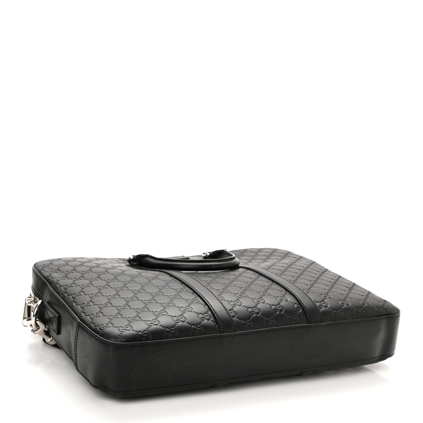 Guccissima Signature Briefcase Black