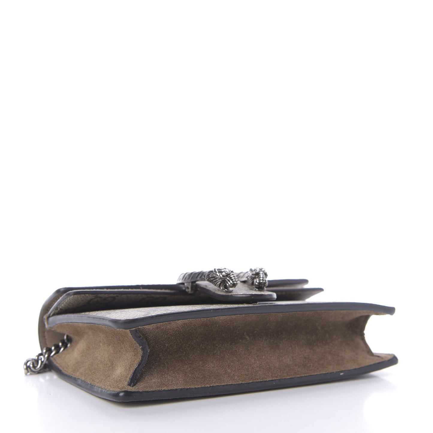 GG Supreme Monogram Super Mini Dionysus Shoulder Bag Taupe
