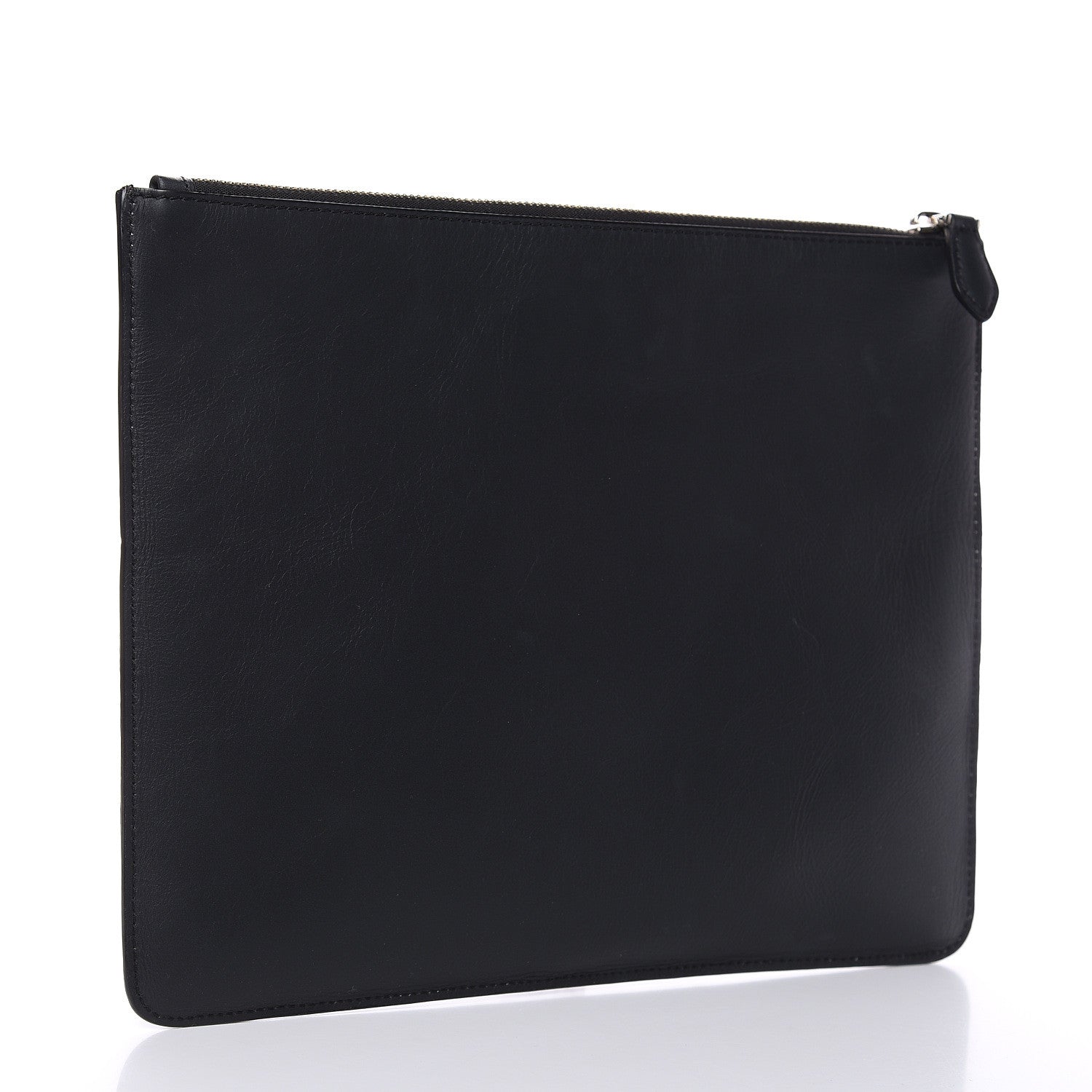 Givenchy Calfskin Cobra Print Zip Pouch Black 3 of 8
