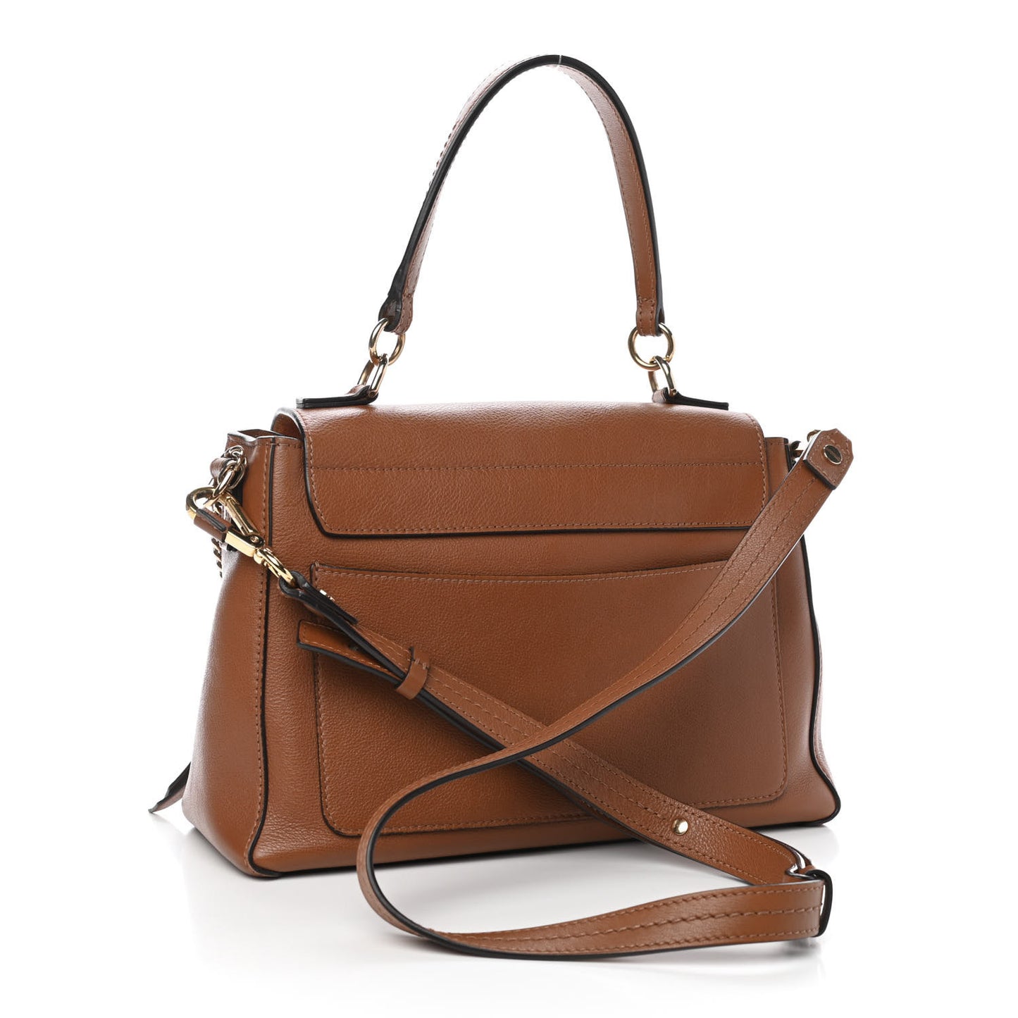 Calfskin Small Faye Day Shoulder Bag Tan