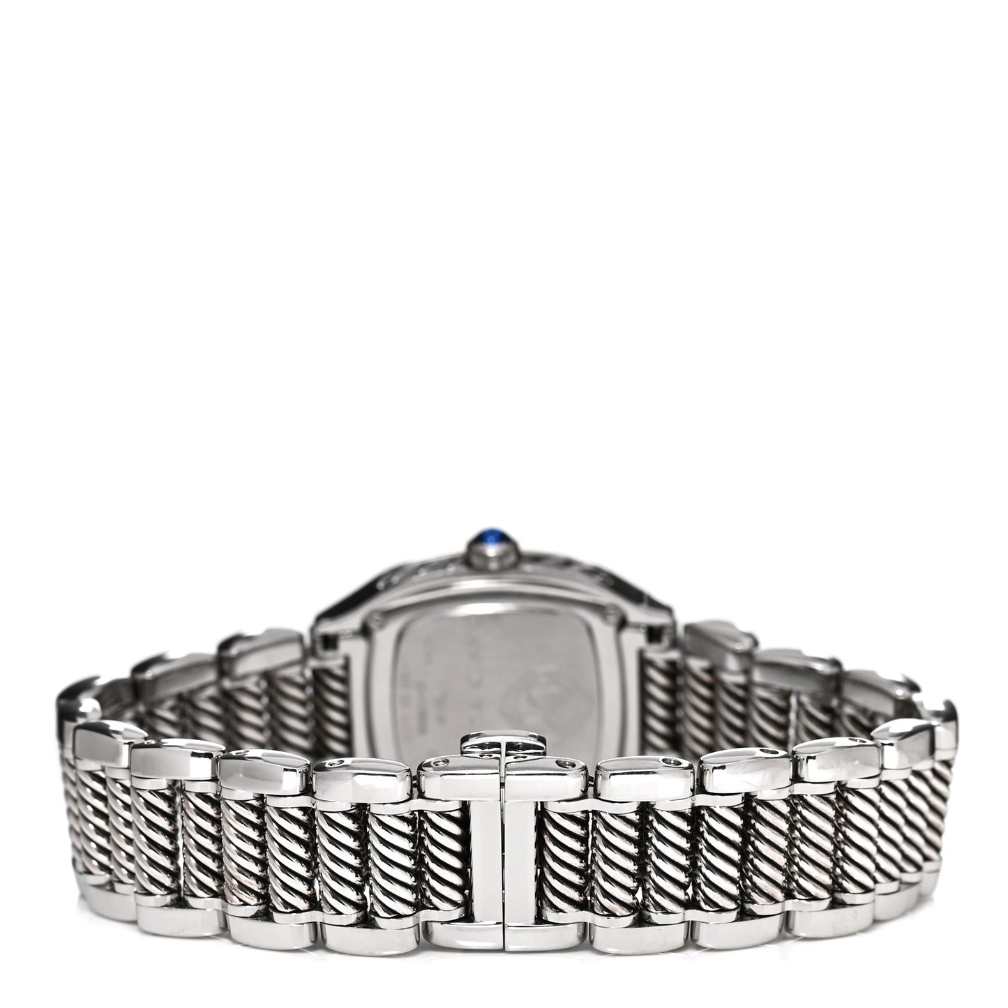 Stainless Steel Diamond Bezel Blue Mother of Pearl 25mm Thoroughbred Quartz Watch