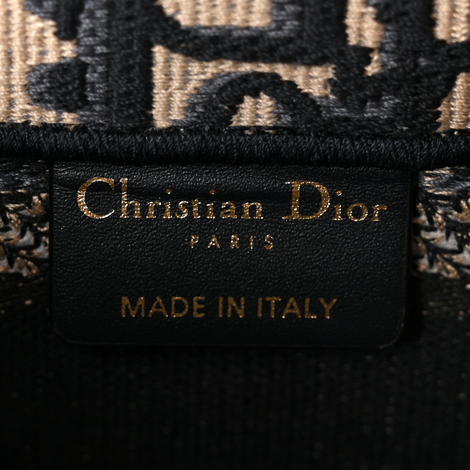 Christian Dior Oblique Mini Book Tote With Strap Blue Multicolor 6 of 10