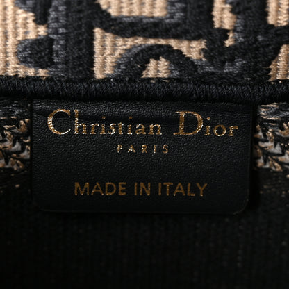 Christian Dior Oblique Mini Book Tote With Strap Blue Multicolor 6 of 10