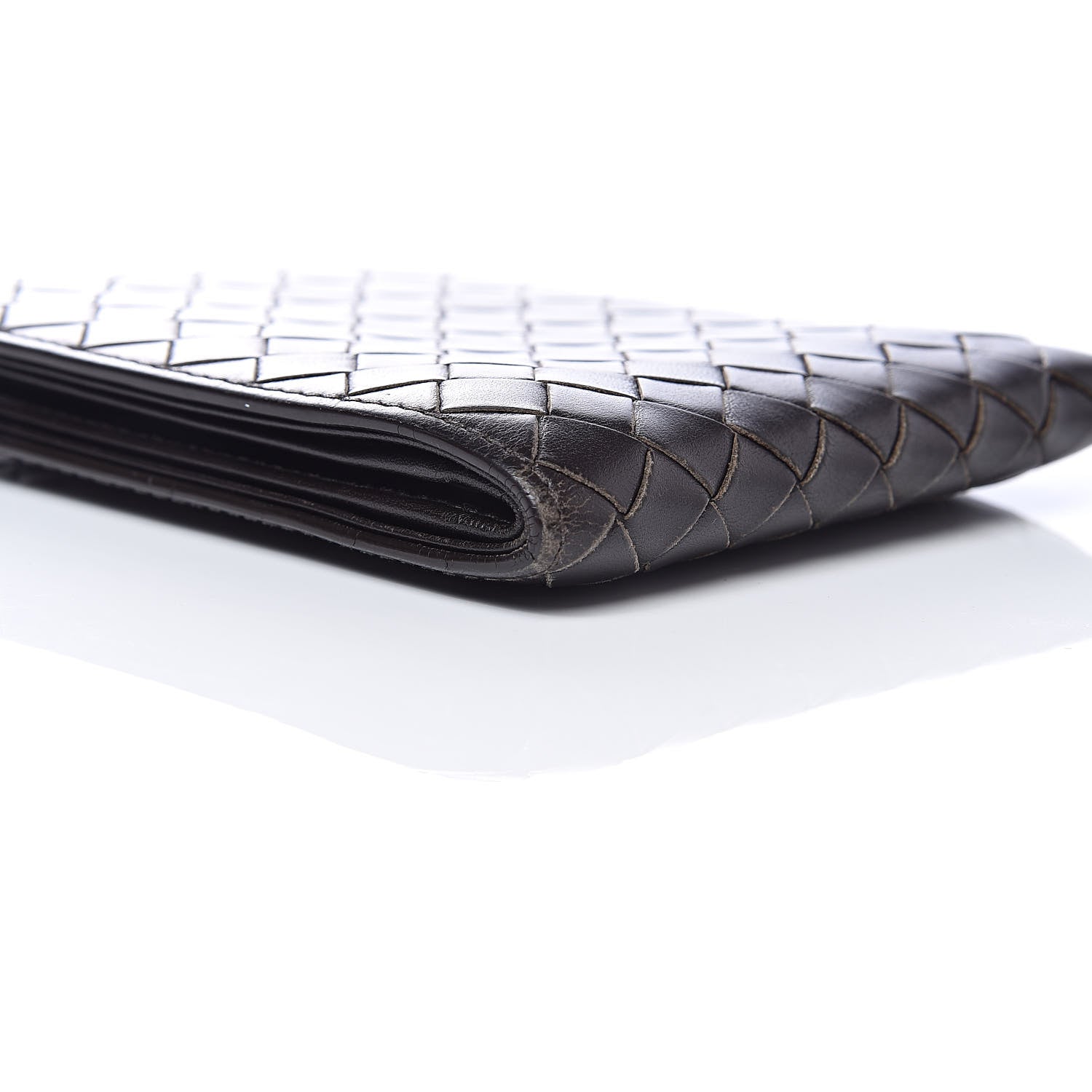 Bottega Veneta Nappa Intrecciato Bi-Fold Wallet Ebano 9 of 10