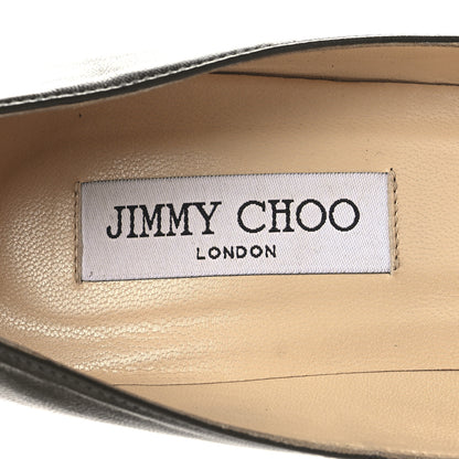 Jimmy Choo Kid Abel 100 Pumps 39.5 Light Smoke 8 of 10