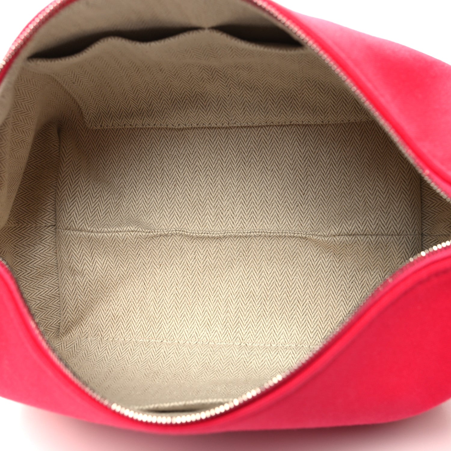Hermes Canvas Small Bride-A-Brac Pouch Hibiscus 5 of 9