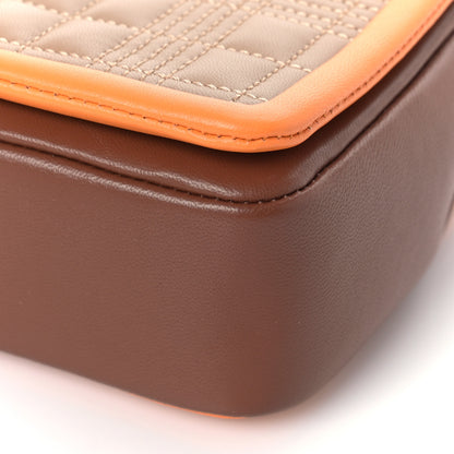 Burberry Lambskin Quilted Small Lola Bag Brown 8 of 8