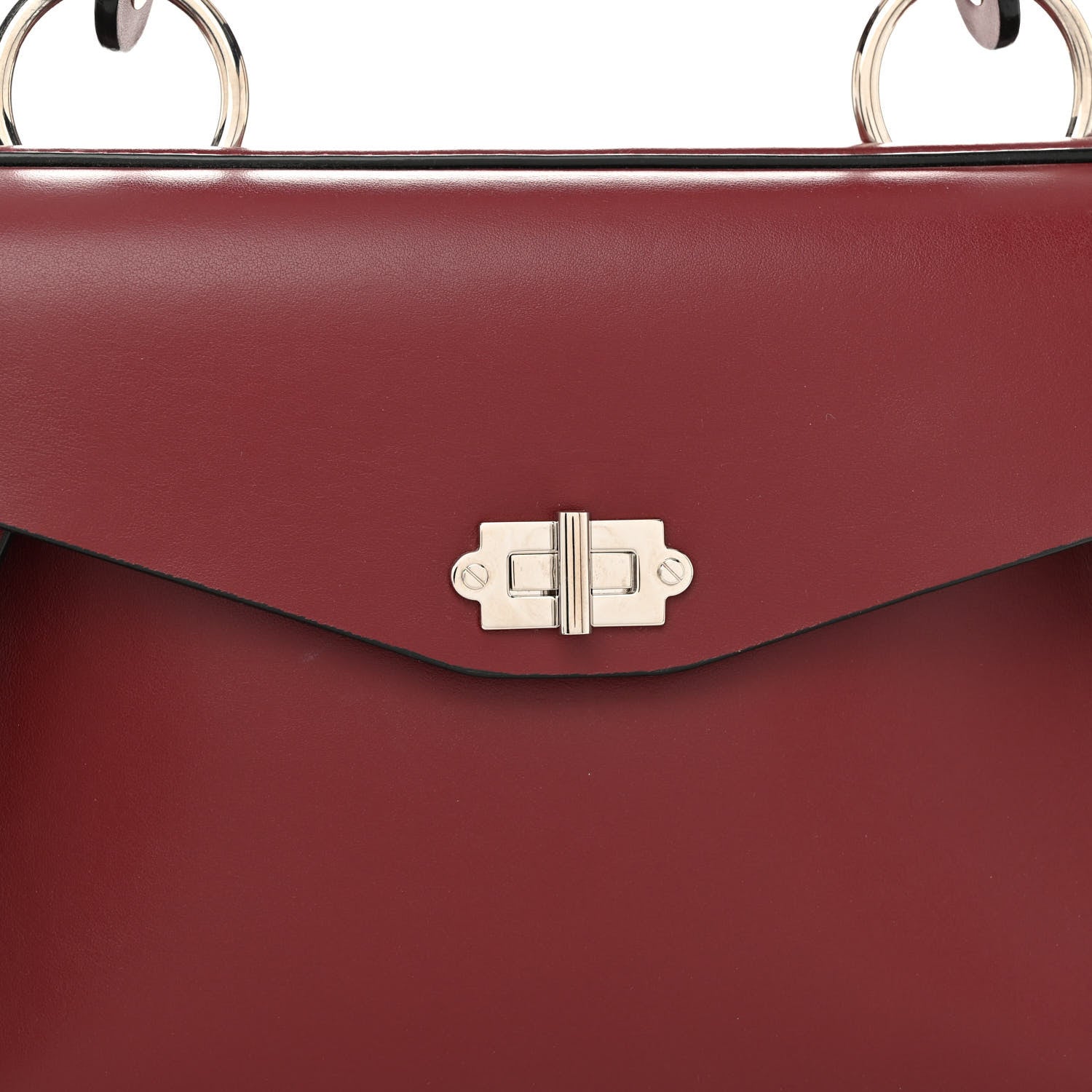 Proenza Schouler Calfskin Medium Hava Top Handle Bag Midnight Plum 7 of 9