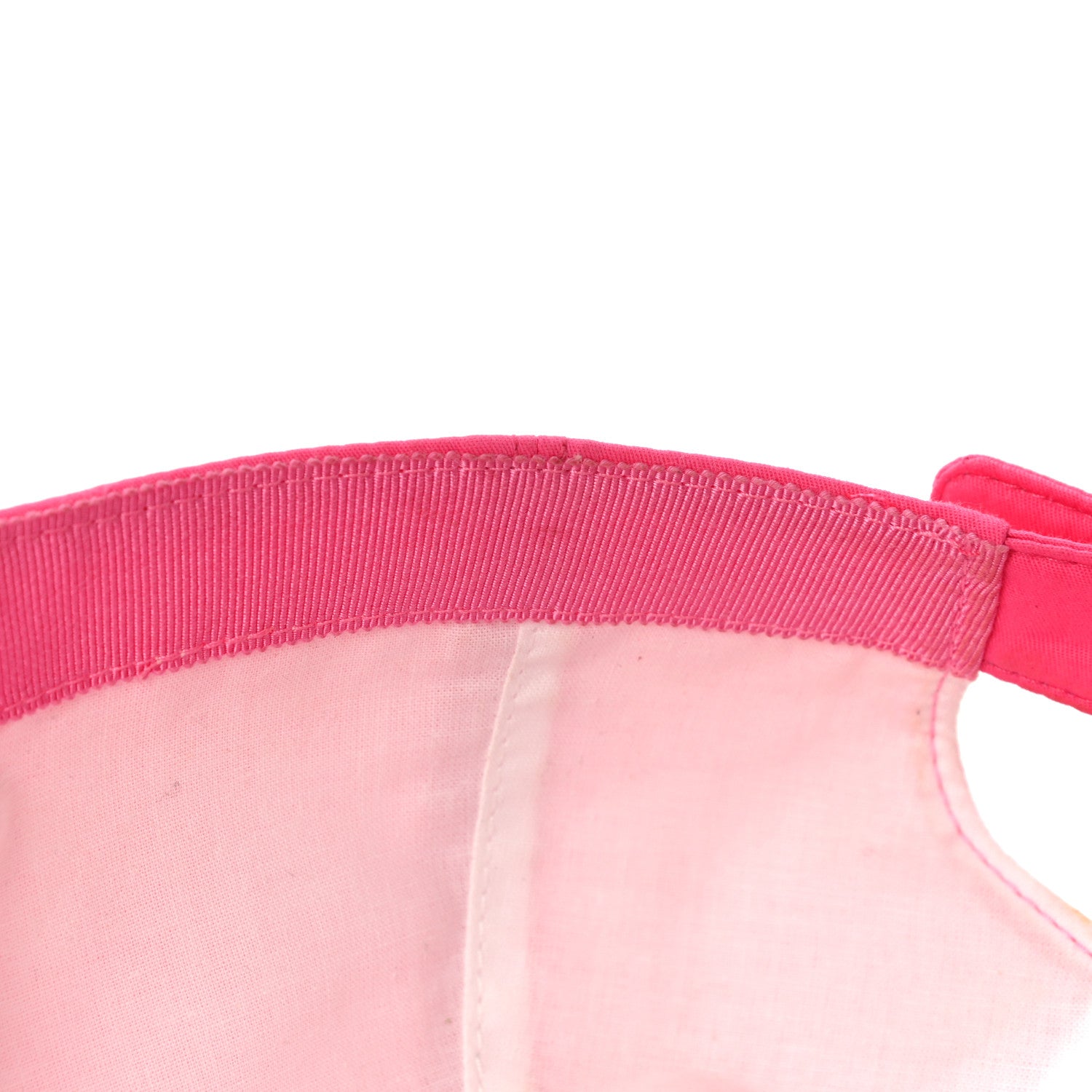 Chanel Cotton CC Cap Hat Fuchsia Orange 9 of 10
