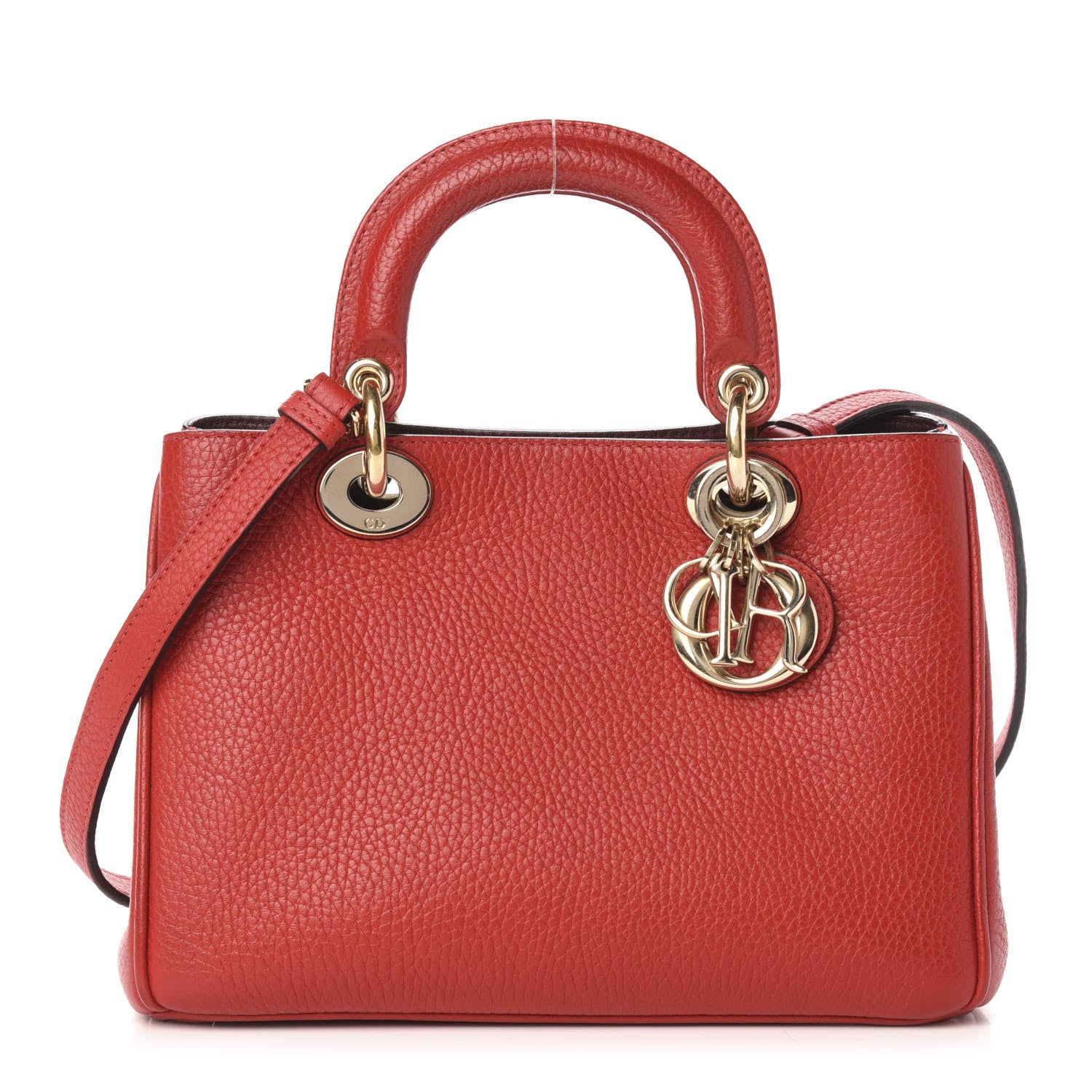 Christian Dior Calfskin Mini Diorissimo Tote 1 of 9