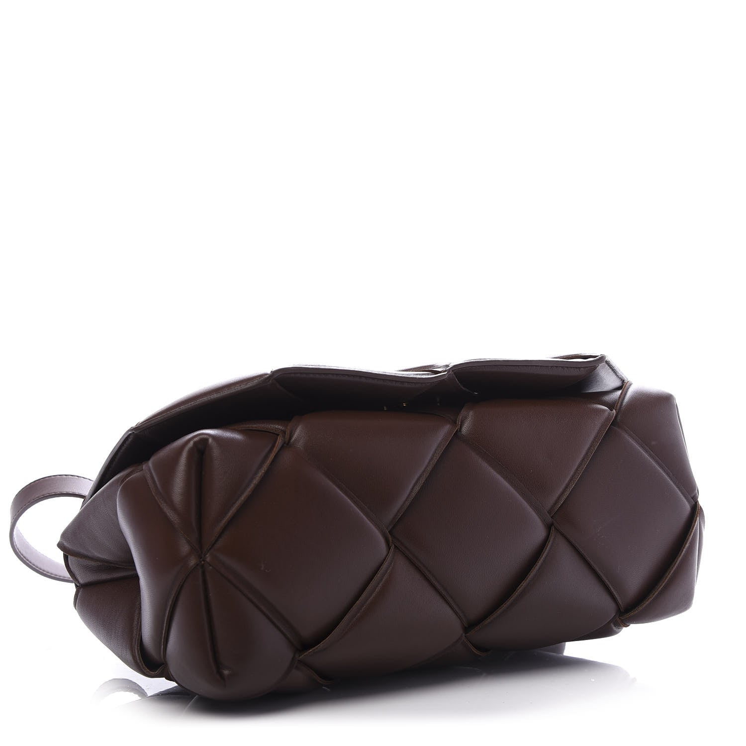 Bottega Veneta Nappa Intreccio Padded Top Handle Shoulder Bag Brownie 4 of 9