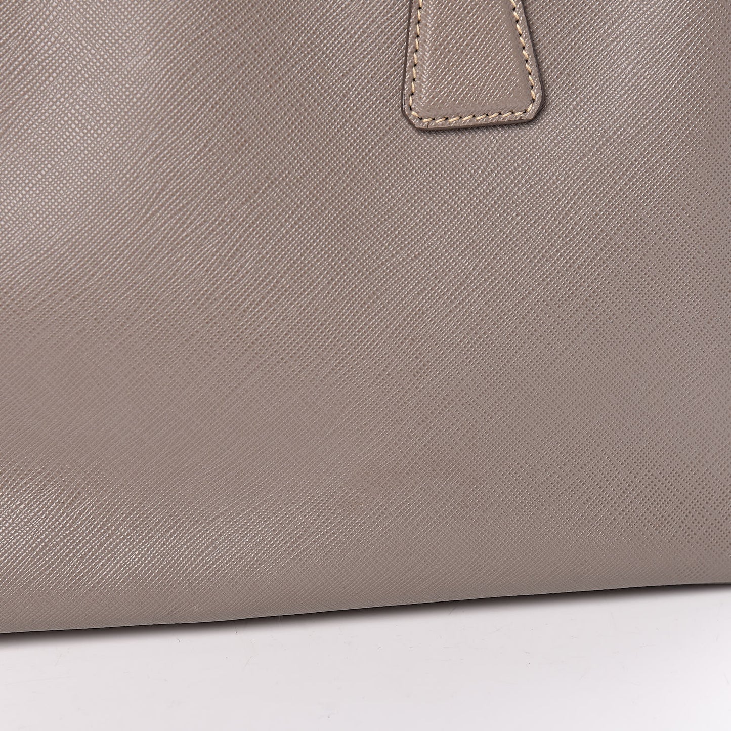 Saffiano Small Galleria Double Zip Tote Argilla