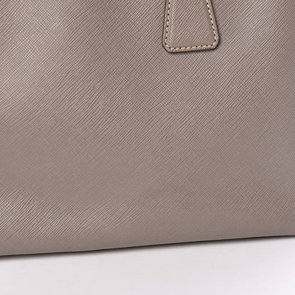 Prada Saffiano Small Galleria Double Zip Tote Argilla 13 of 17