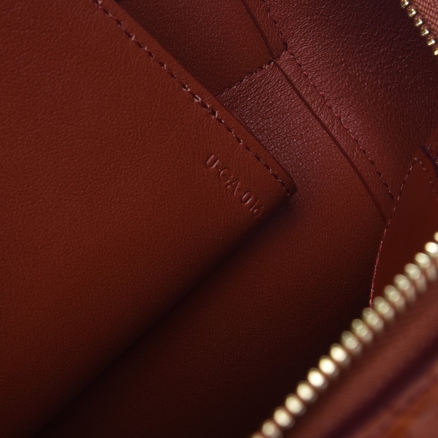 Python Mini Belt Bag Red Ochre