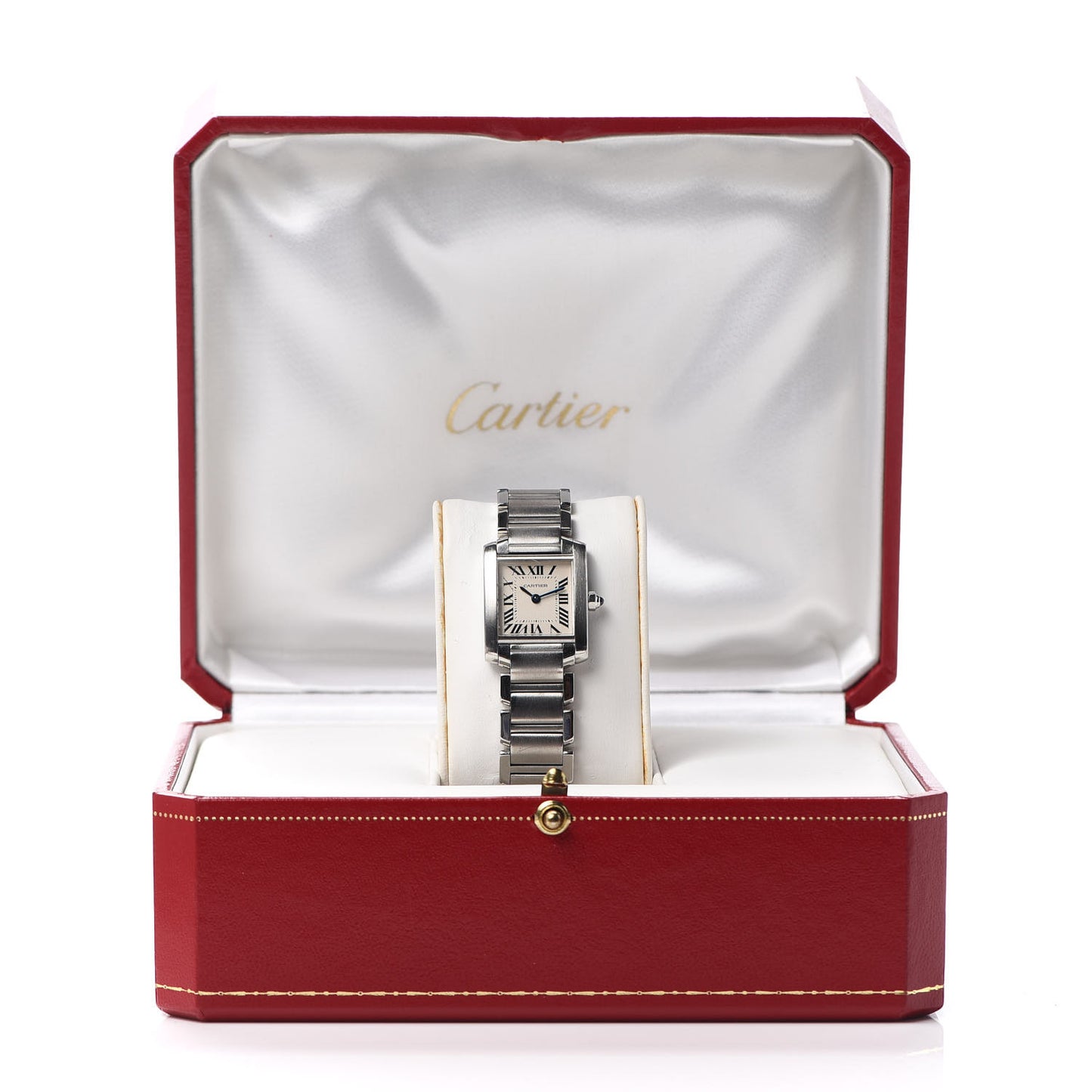 Stainless Steel 20mm Tank Francaise Quartz Watch