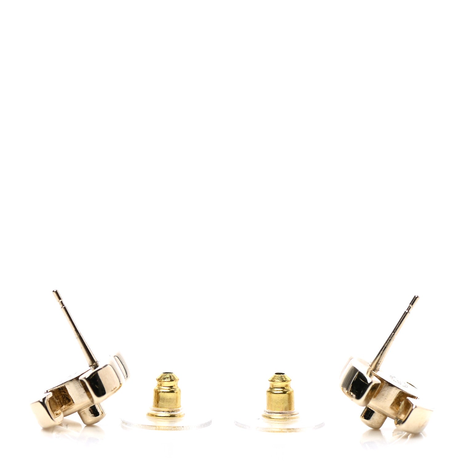 Chanel Metal CC Turnlock Earrings Gold 3 of 5