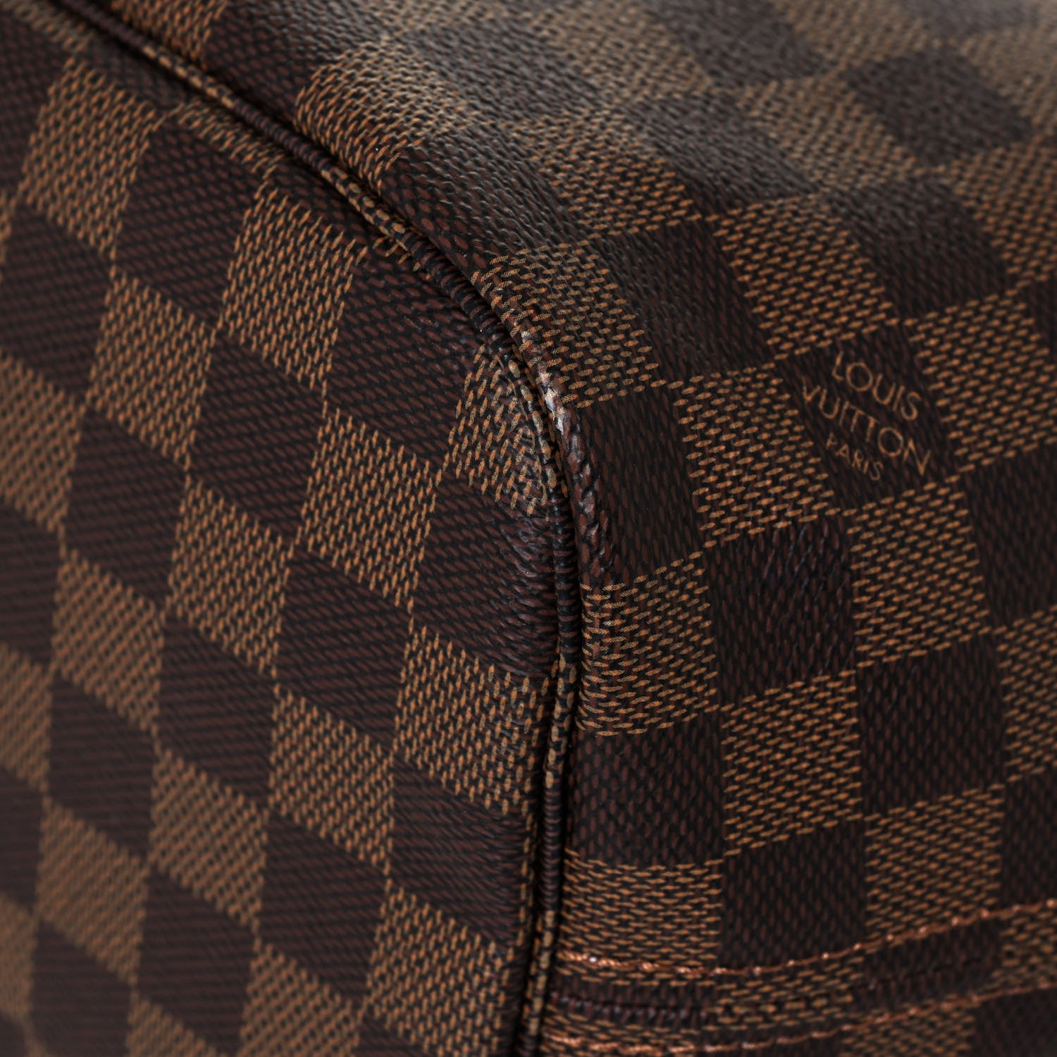 Louis Vuitton Damier Ebene Neo Neverfull MM Rose Ballerine 10 of 14