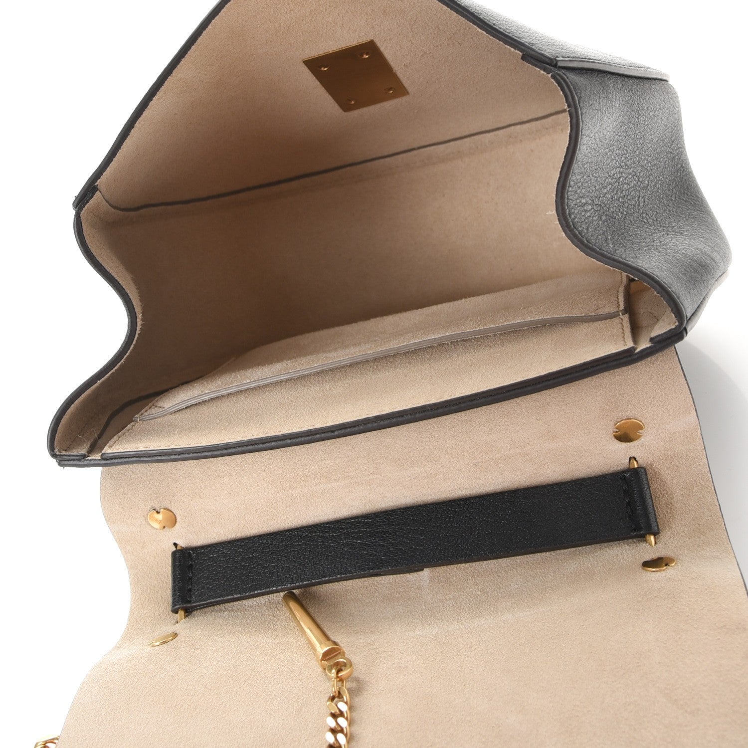 Chloe Grained Lambskin Drew Shoulder Bag Black 6 of 8