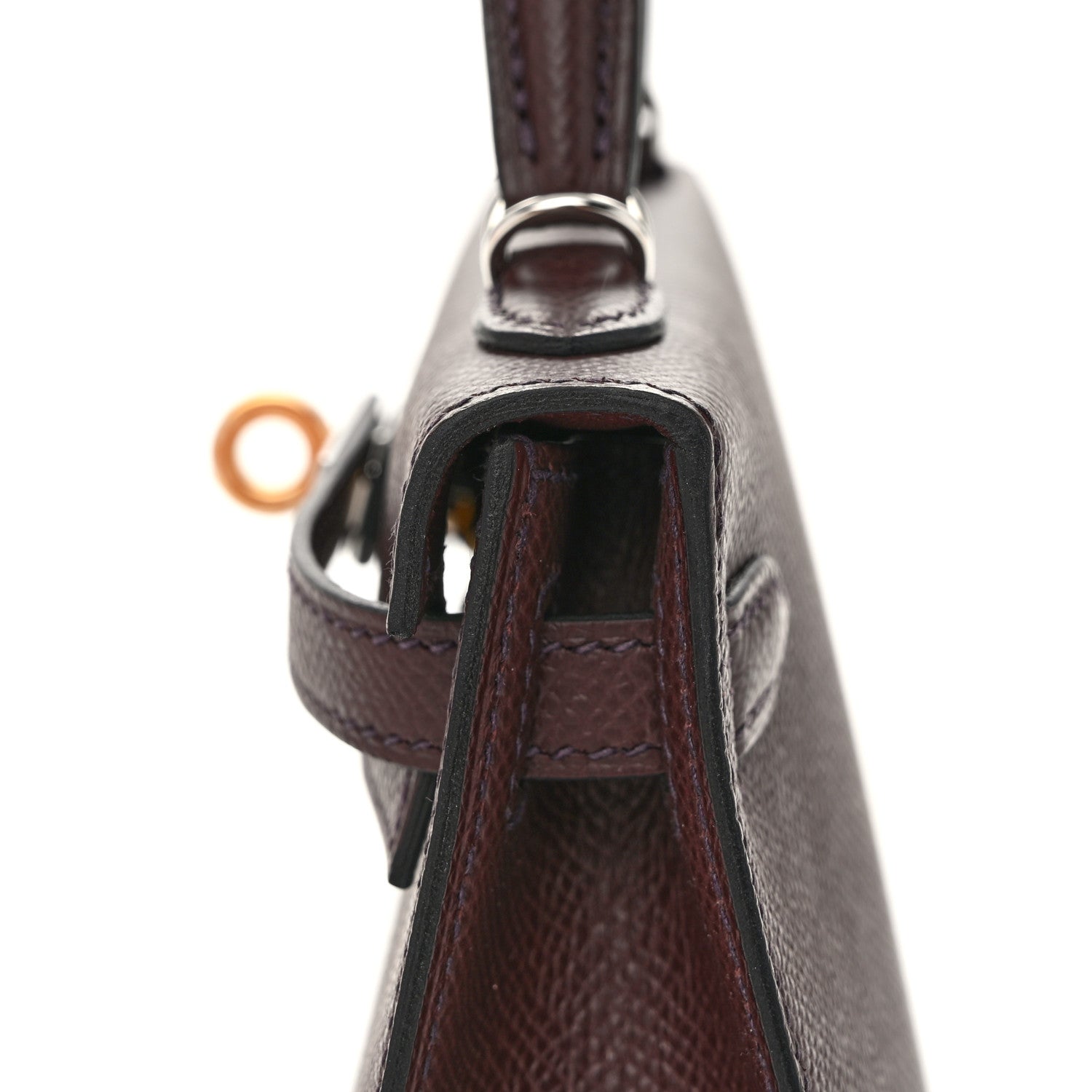 Hermes Epsom Mini Kelly Sellier 20 Rouge Sellier 11 of 13