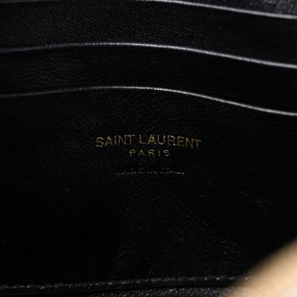 Saint Laurent Grain De Poudre Matelasse Monogram Mini Lou Camera Bag Blanc Vintage 6 of 15