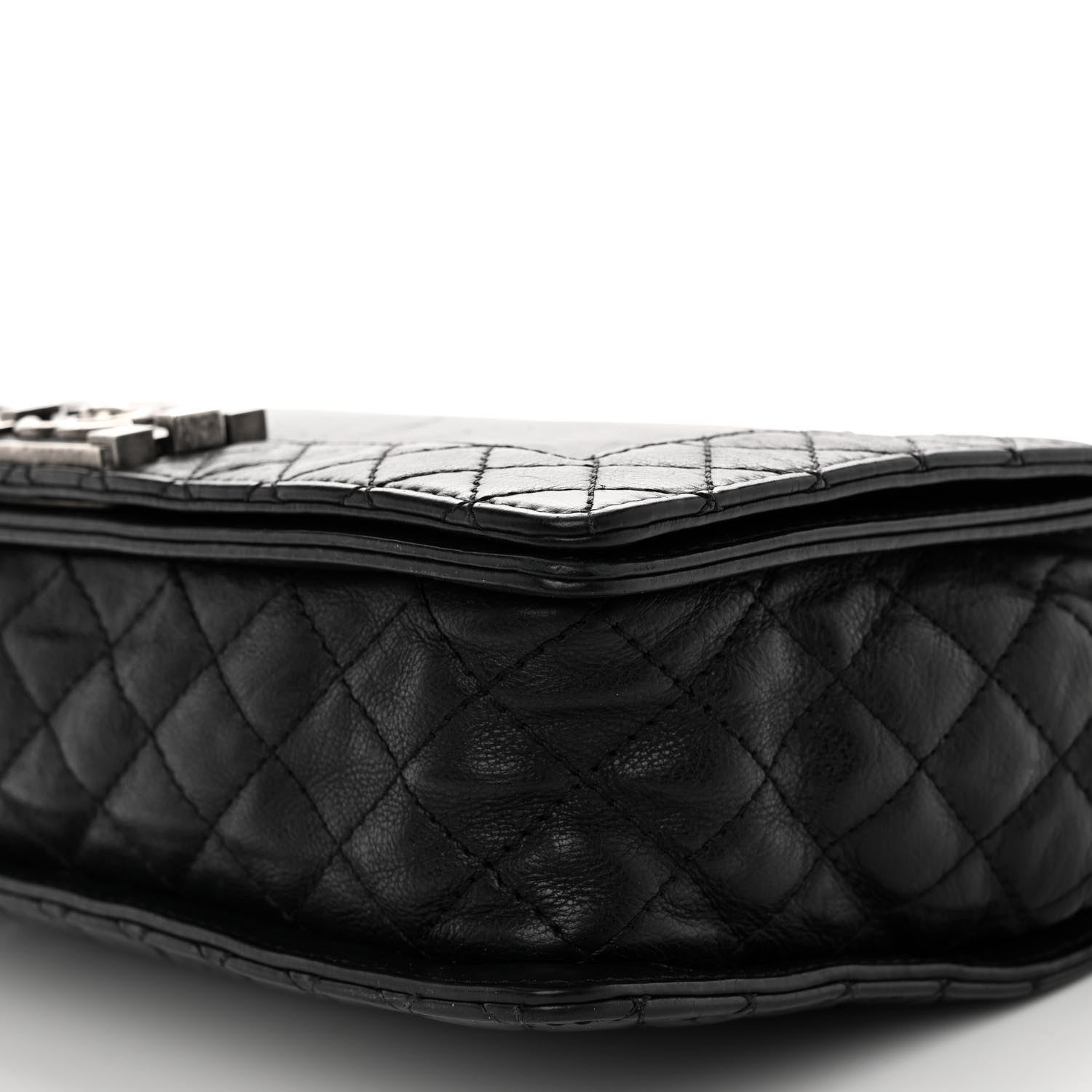 Chanel Calfskin New Medium Boy Reverso Flap Black 10 of 10