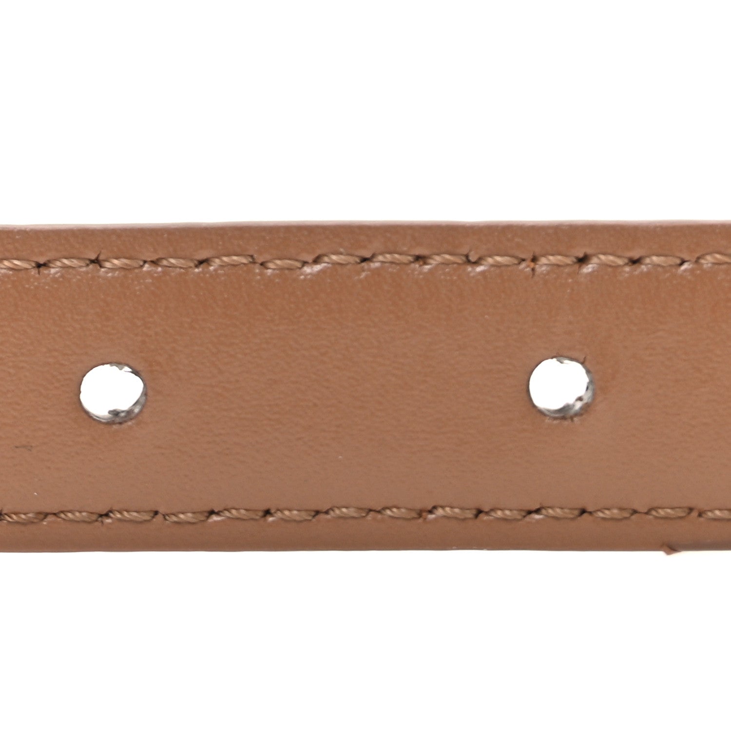 Celine Box Calfskin Small 18mm Triomphe Belt 80 32 Brown 4 of 7