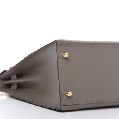Hermes Epsom Kelly Sellier 28 Etain 5 of 11