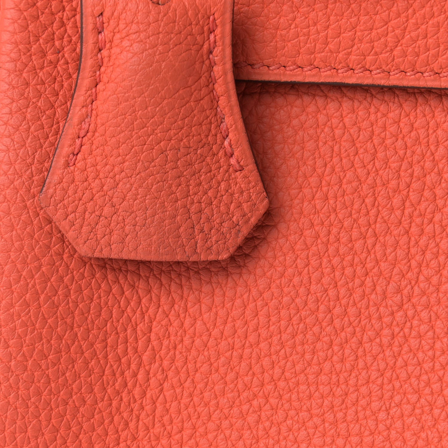 Hermes Togo Kelly Retourne 28 Poppy Orange 19 of 22