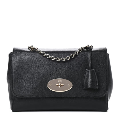 Mulberry Glossy Goatskin Medium Lily Black 1 of 14