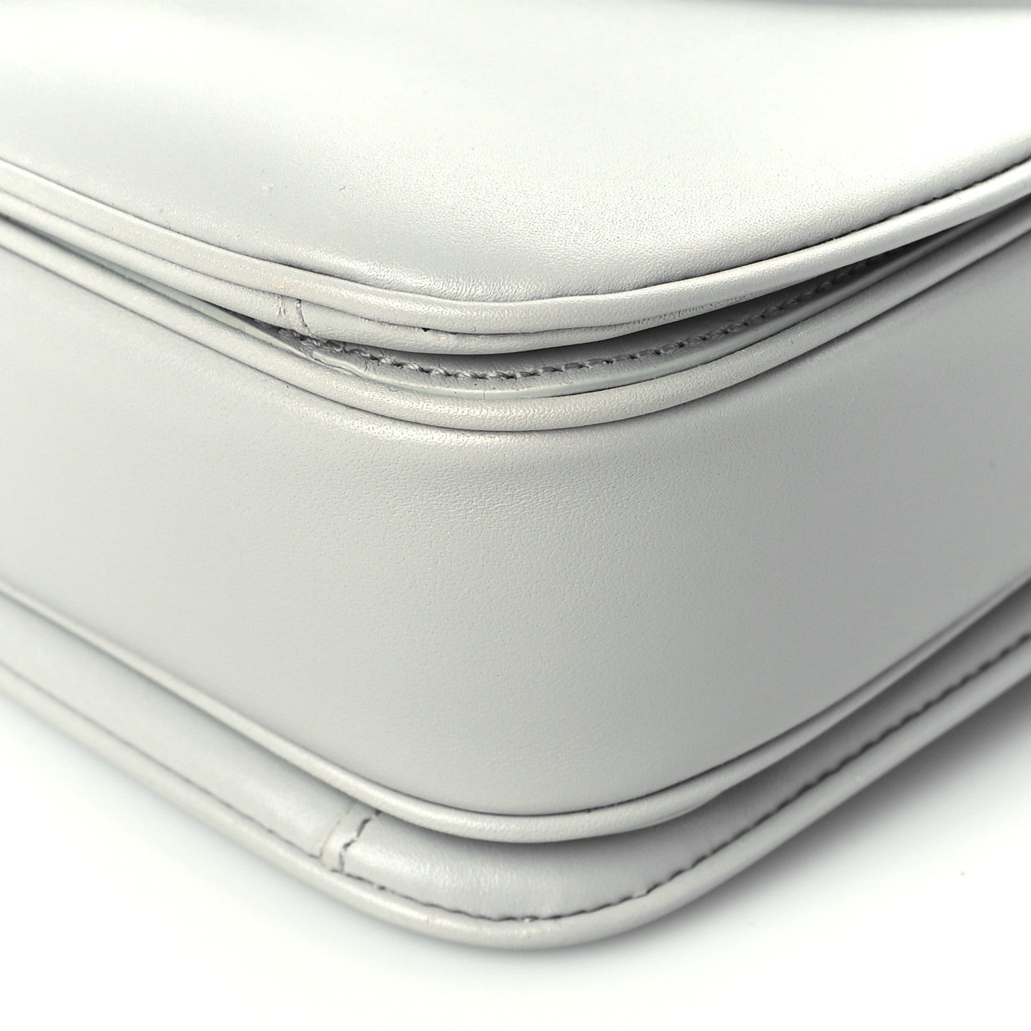 Celine Shiny Calfskin Medium C Bag Light Grey 10 of 10