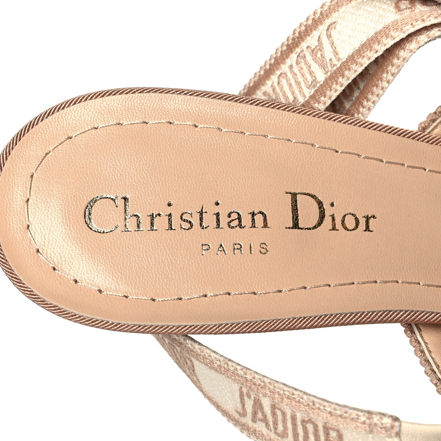 Christian Dior Micro Resille Ribbon J'Adior Slingback 65mm Pumps 39 Nude 7 of 8