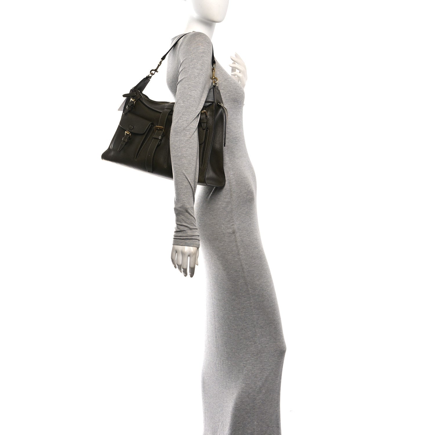 Mulberry Legacy NVT Roxanne Shoulder Bag Juniper Green 2 of 9