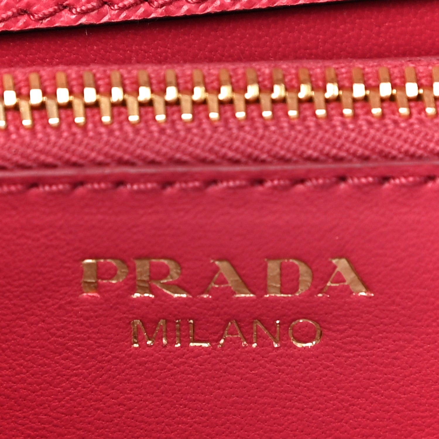 Prada Saffiano Bandoliera Flip Lock Chain Crossbody Bag Peonia 6 of 9