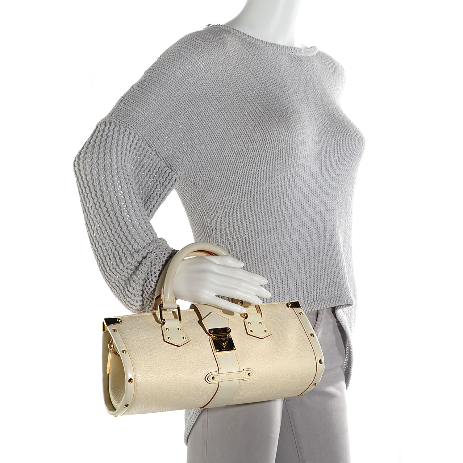 Louis Vuitton Suhali L Epanoui PM White 2 of 7