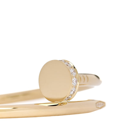 Cartier 18K Yellow Gold Diamond Juste Un Clou Bracelet 16 3 of 5