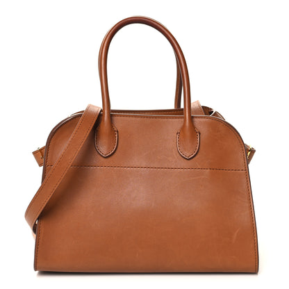The Row Polished Saddle Calfskin Soft Margaux 10 Bag Cuir 1 of 13