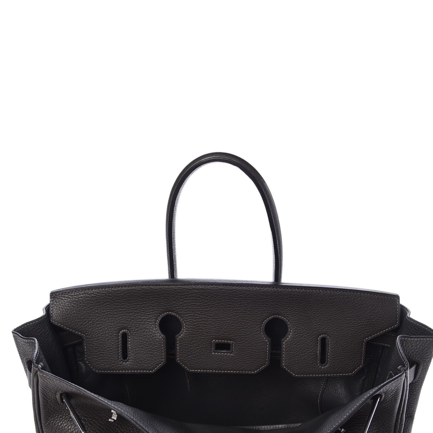 Hermes Taurillon Clemence Birkin 35 Graphite 9 of 33