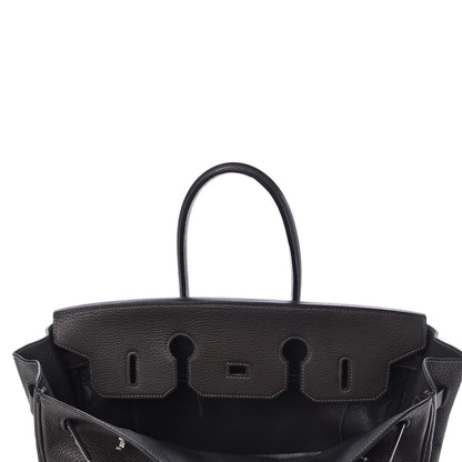 Hermes Taurillon Clemence Birkin 35 Graphite 9 of 33