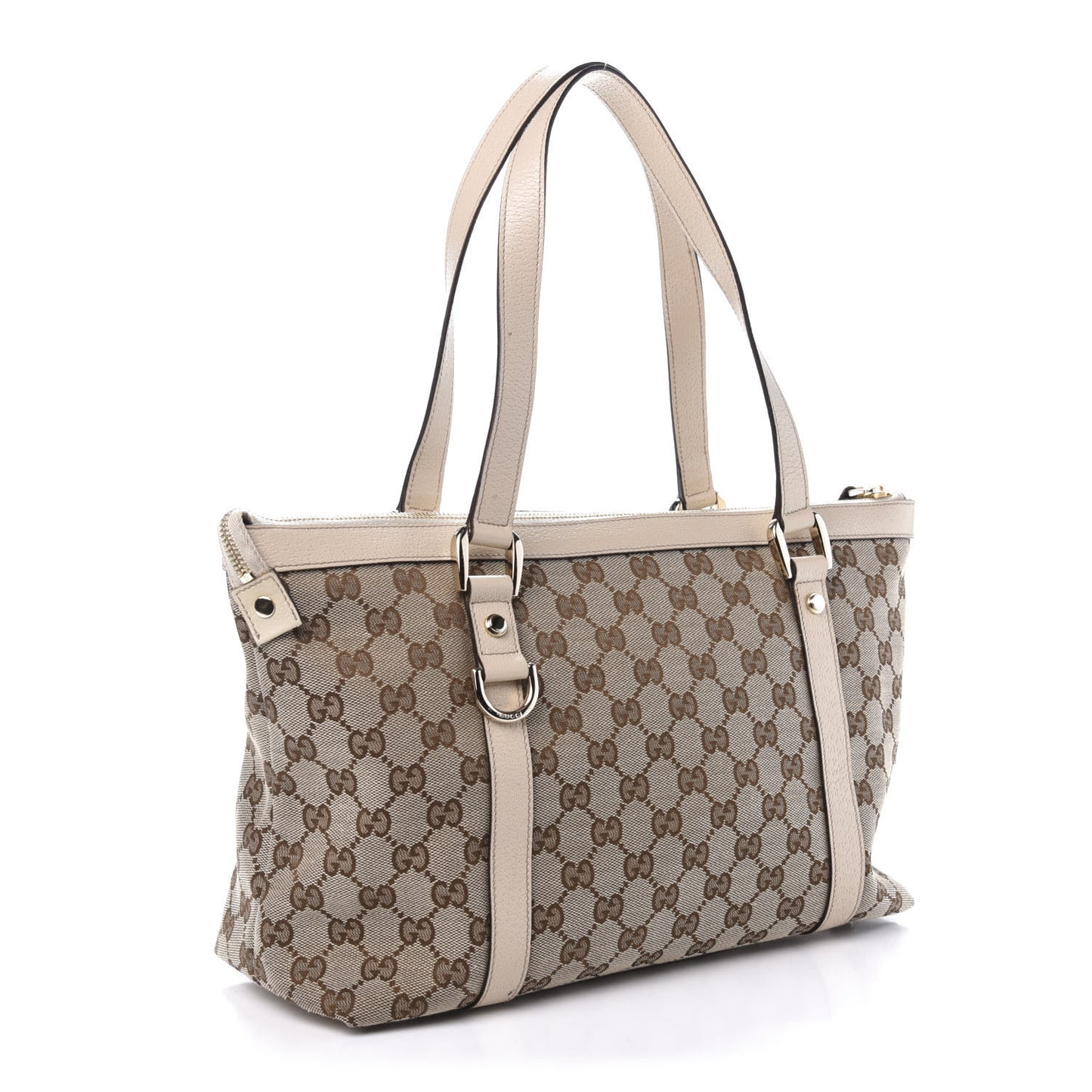 Monogram Abbey Medium Tote Off White