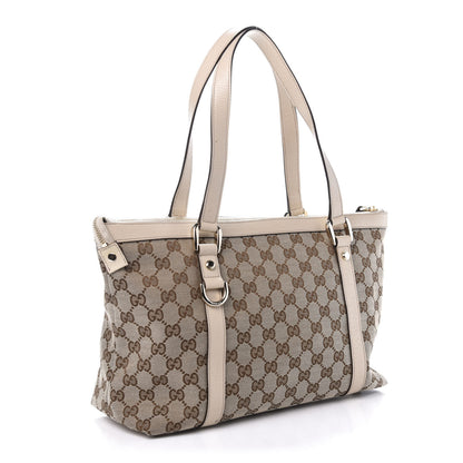 Gucci Monogram Abbey Medium Tote Off White 2 of 11