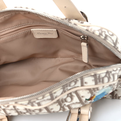 Christian Dior Monogram Vintage Flowers Small Bowler Beige 5 of 13