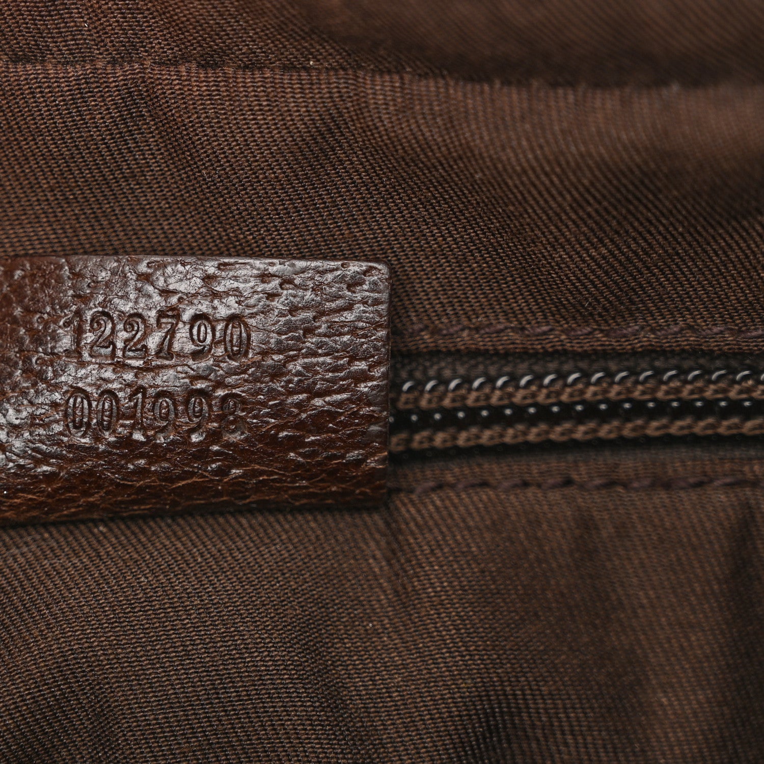 Gucci Monogram Medium Half Moon Hobo Dark Brown 7 of 10