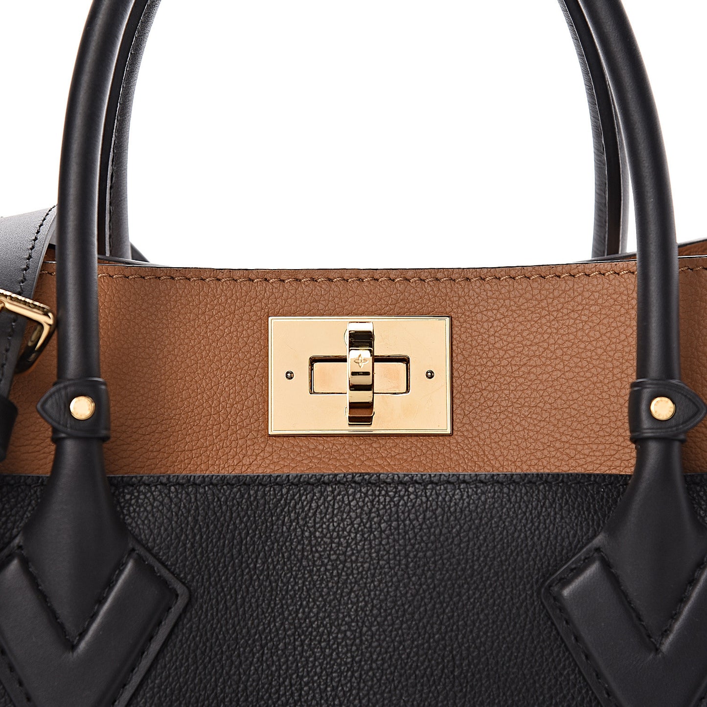 Calfskin Monogram On My Side Black