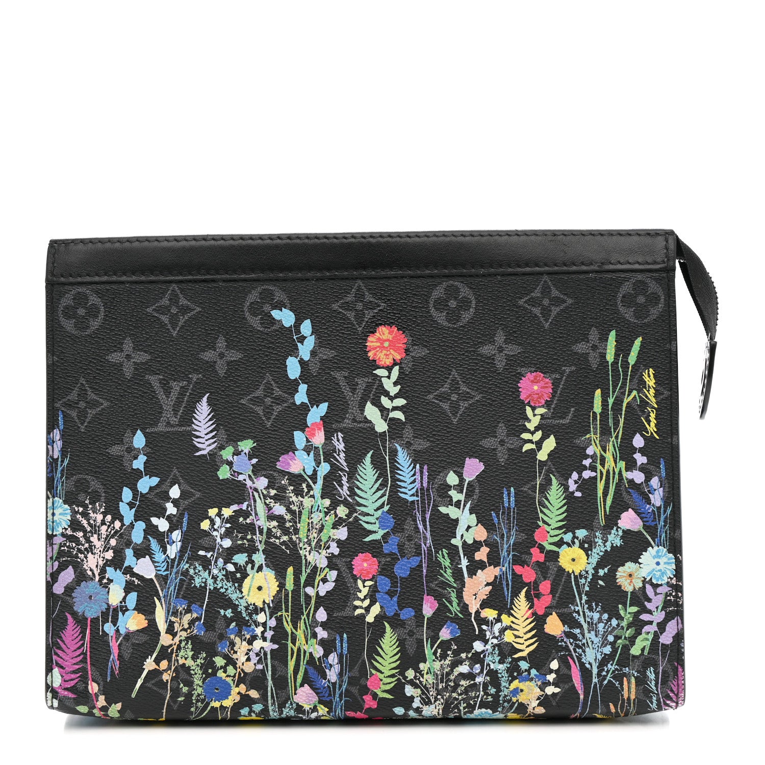 Louis Vuitton Monogram Eclipse Folia Pochette Voyage MM 1 of 10