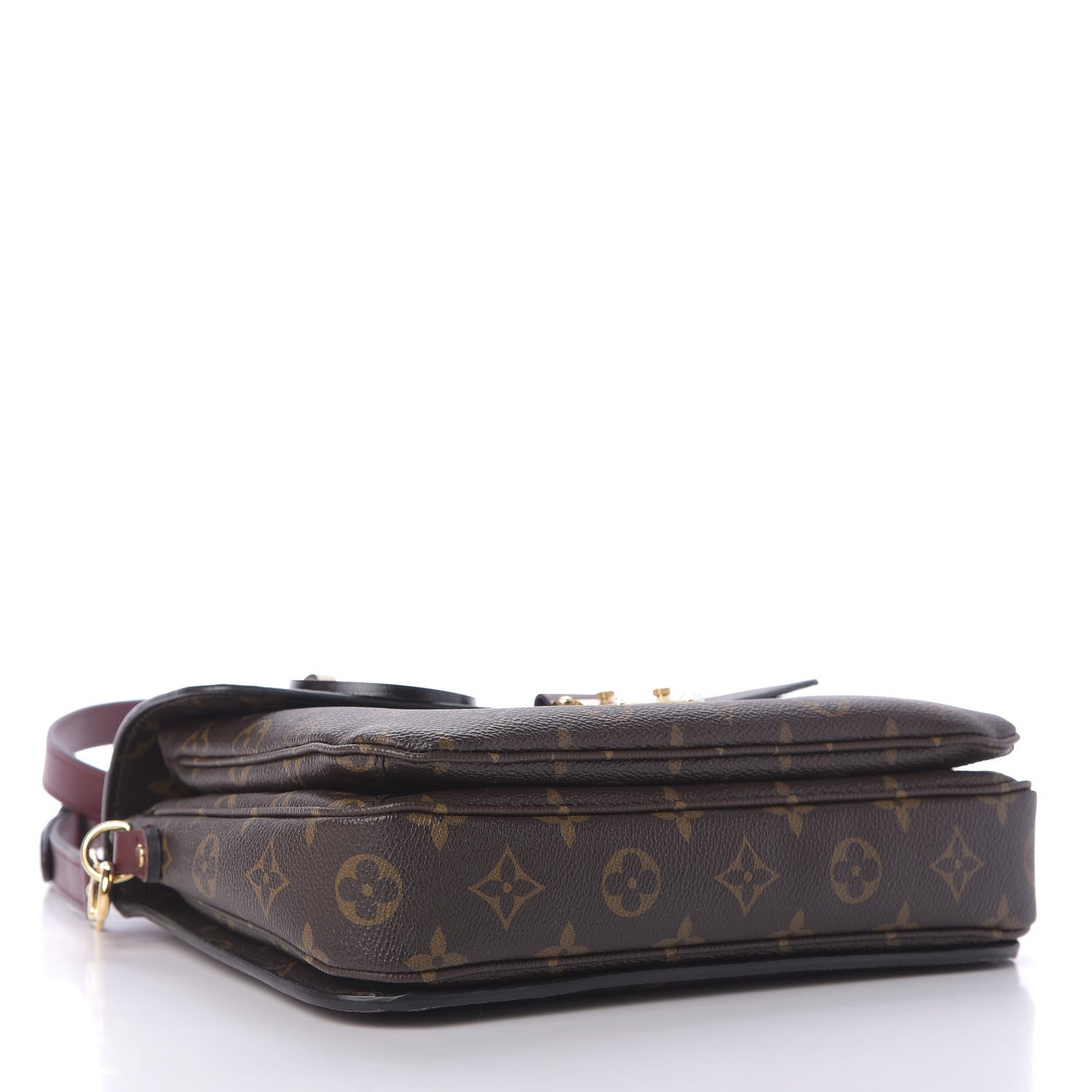 Louis Vuitton Monogram Braided Pochette Metis Safran 4 of 16