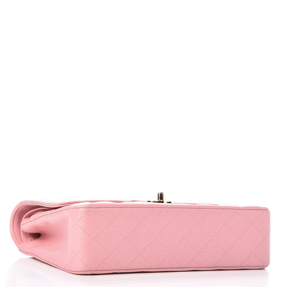 Chanel Caviar Quilted Medium Double Flap Pink 4 of 11