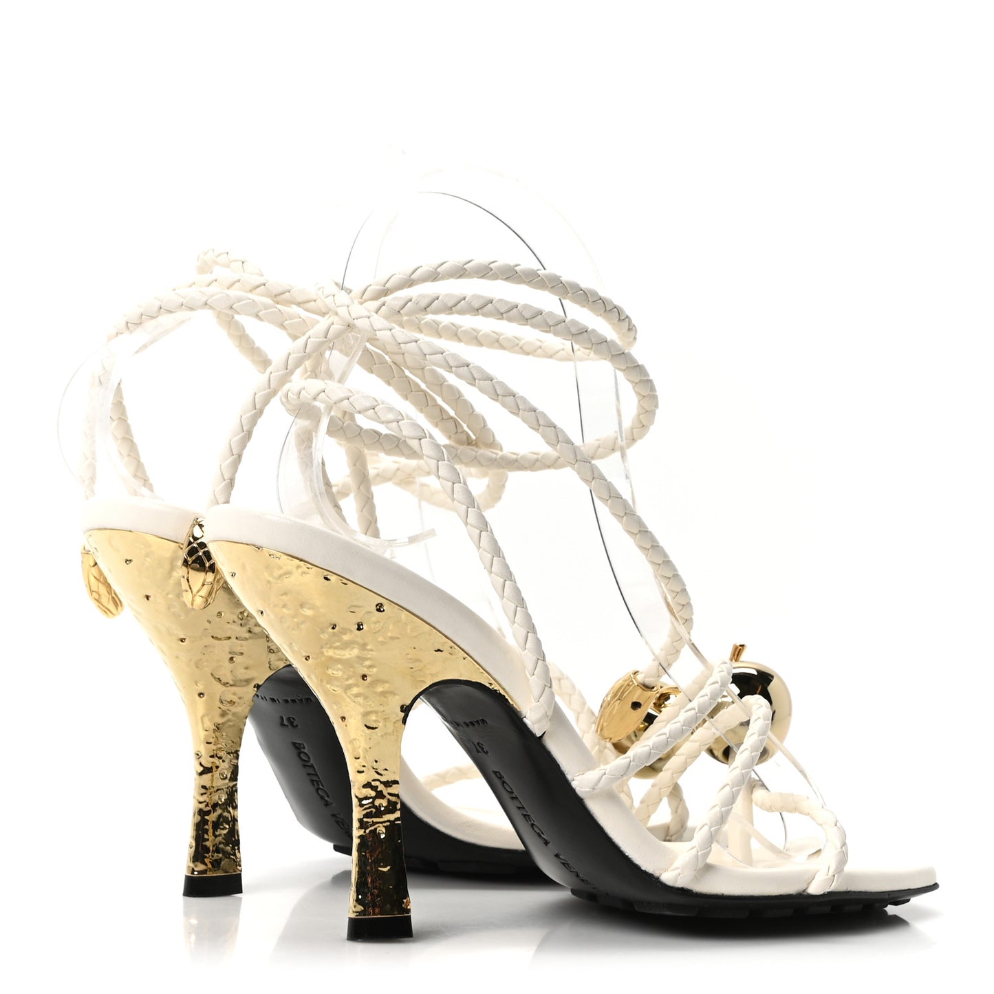 Nappa Adam Sandals 37 Black