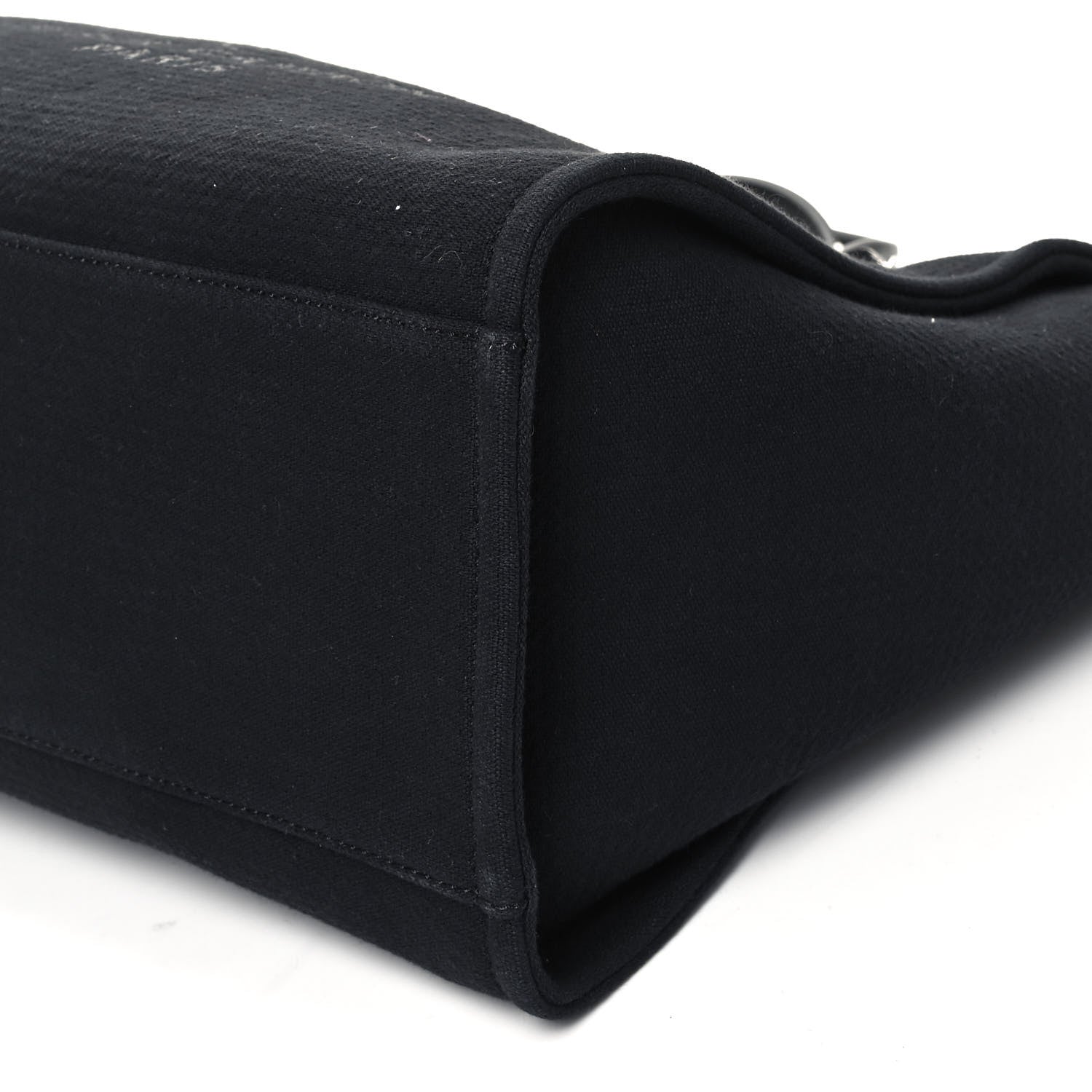 Chanel Mixed Fibers Medium Deauville Tote Black 8 of 10