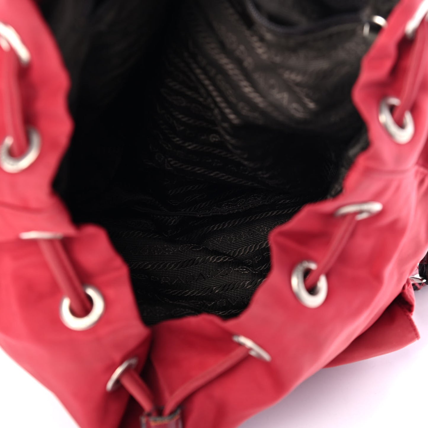 Nylon Vela Small Backpack Rosso